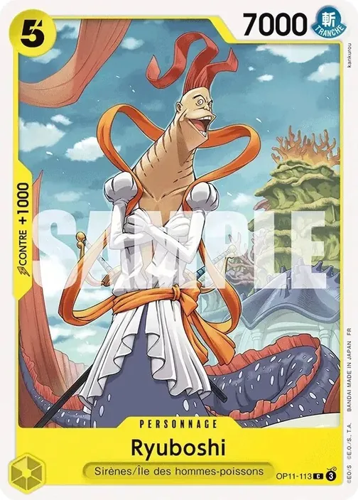 Carte One Piece française OP11-113 Ryuboshi