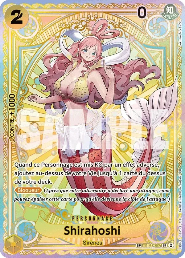 Carte One Piece française Shirahoshi EB01-057 SP