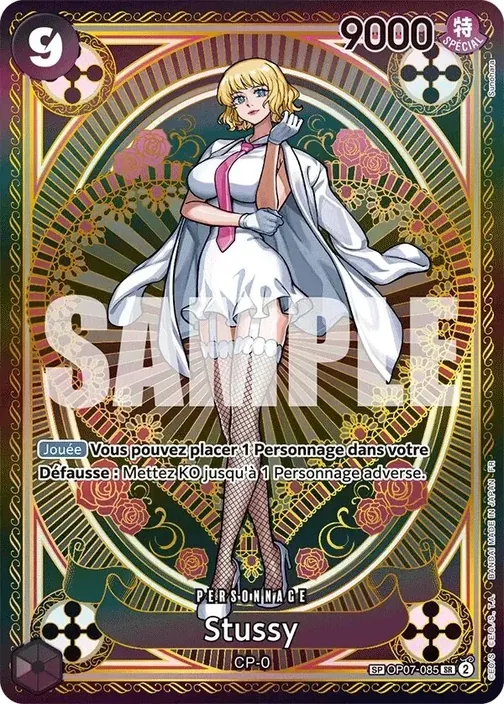 Carte One Piece française OP07-085 Stussy (version 3)