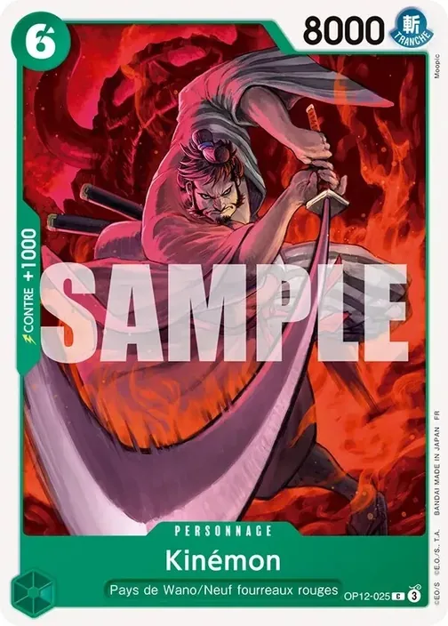 Carte One Piece française OP12-025 Kinémon