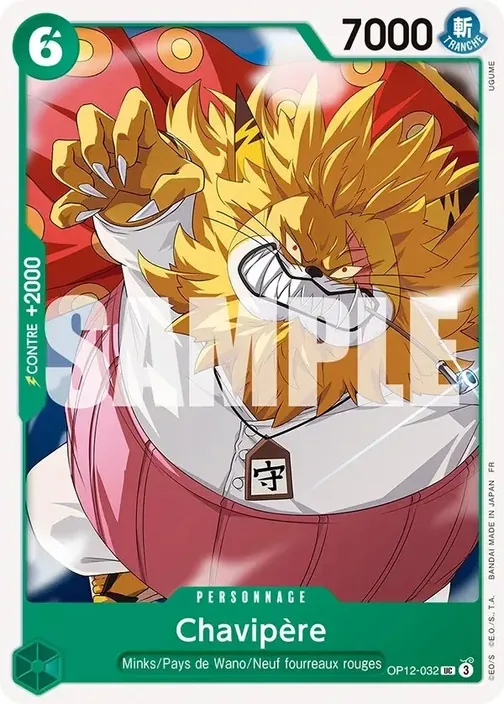 Carte One Piece française OP12-032 Chavipère