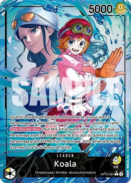 Carte One Piece française OP12-081 Koala (version 2)