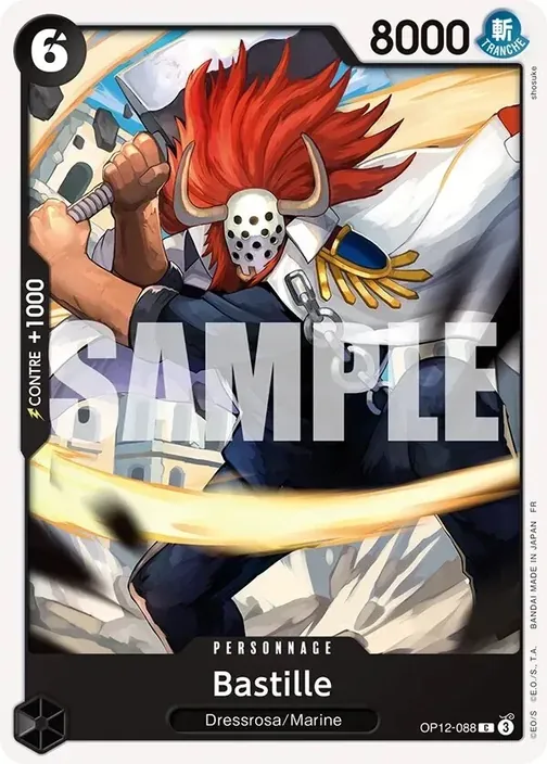 Carte One Piece française OP12-088 Bastille