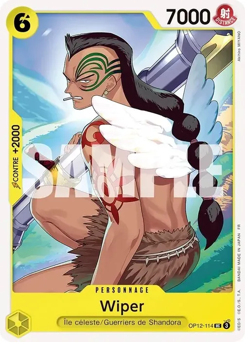 Carte One Piece française OP12-114 Wiper