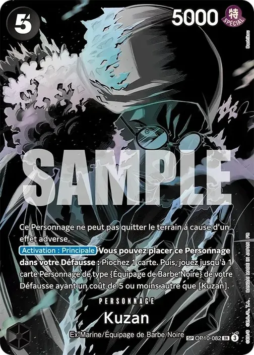 Carte One Piece française OP10-082 Kuzan (version 3)
