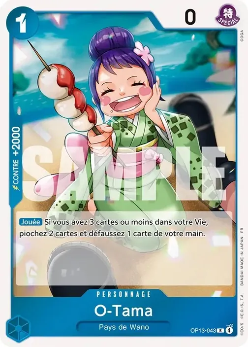Carte One Piece française OP13-043 O-Tama