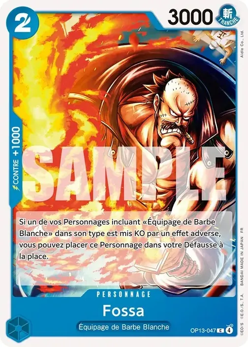 Carte One Piece française OP13-047 Fossa