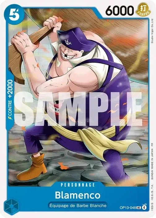 Carte One Piece française OP13-048 Blamenco