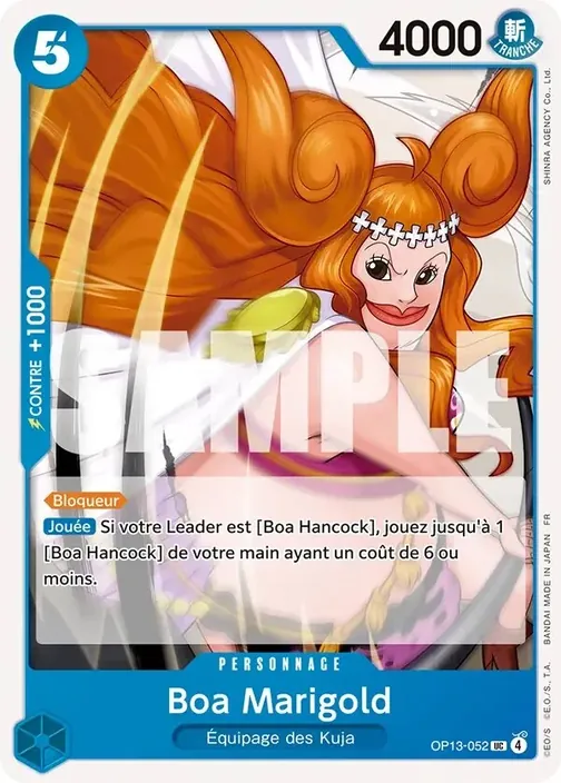 Carte One Piece française OP13-052 Boa Marigold