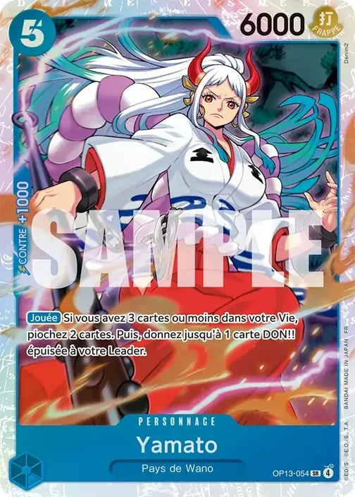 Carte One Piece française OP13-054 Yamato