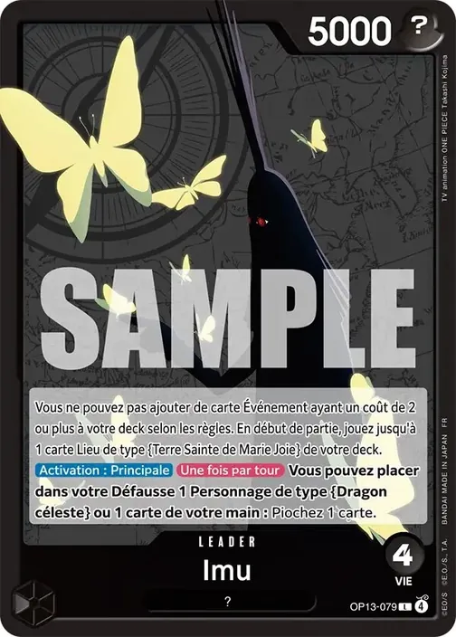 Carte One Piece française OP13-079 Imu