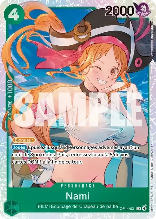 Carte One Piece française OP14-031 Nami