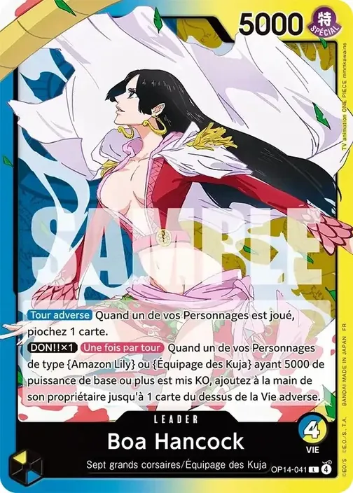 Carte One Piece française OP14-041 Boa Hancock