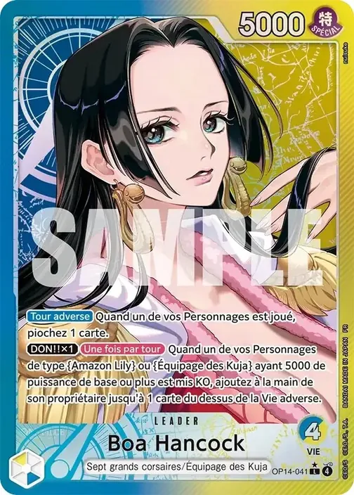 Carte One Piece française OP14-041 Boa Hancock (version 2)