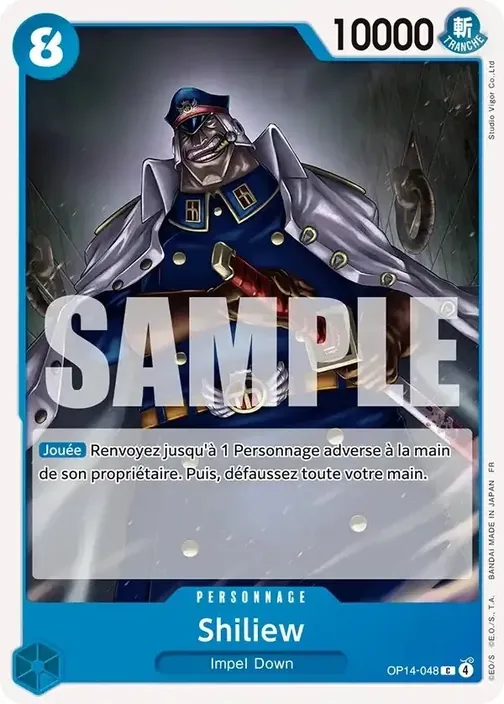 Carte One Piece française OP14-048 Shiliew
