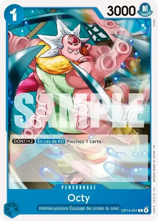 Carte One Piece française OP14-051 Octy