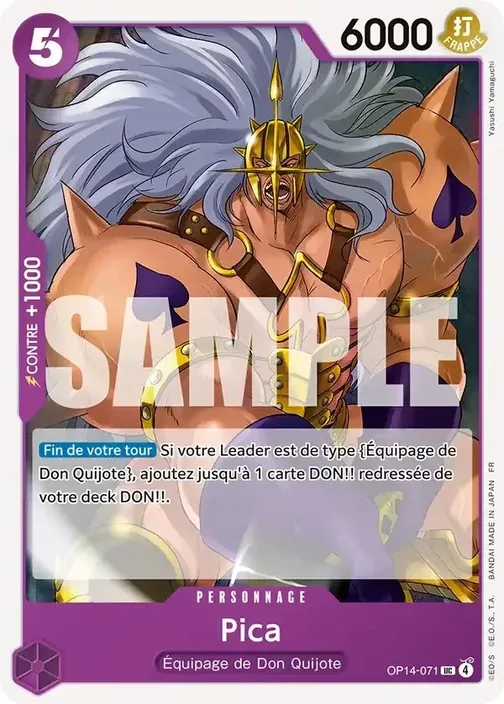 Carte One Piece française OP14-071 Pica
