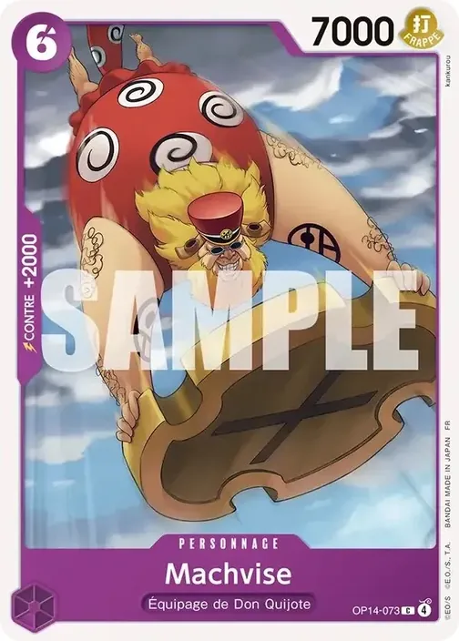 Carte One Piece française OP14-073 Machvise
