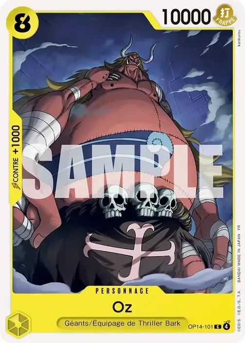 Carte One Piece française OP14-101 Oz