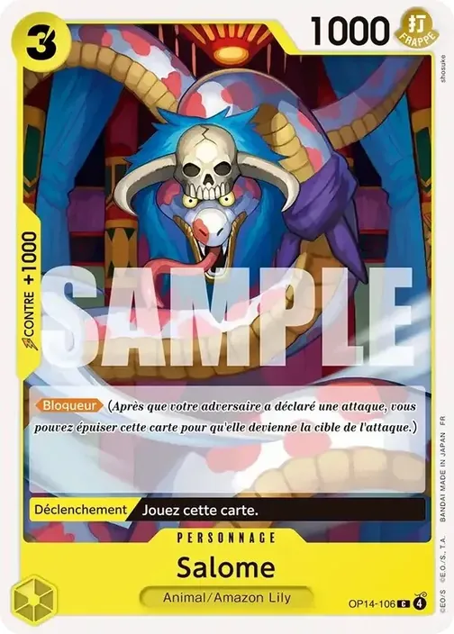 Carte One Piece française OP14-106 Salome