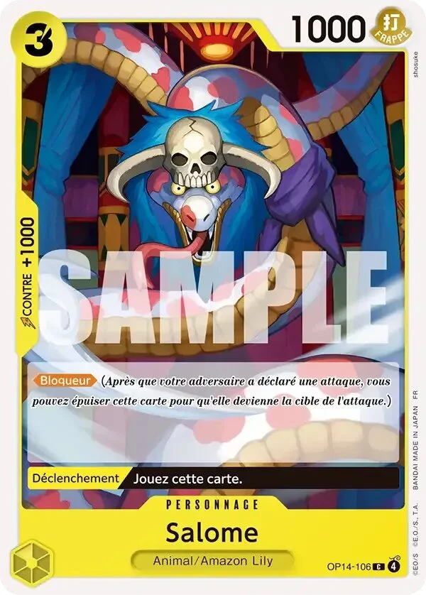 Carte One Piece française Salome OP14-106 C