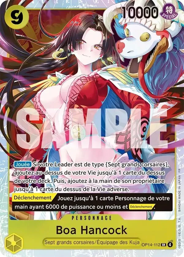 Carte One Piece française Boa Hancock OP14-112 SR