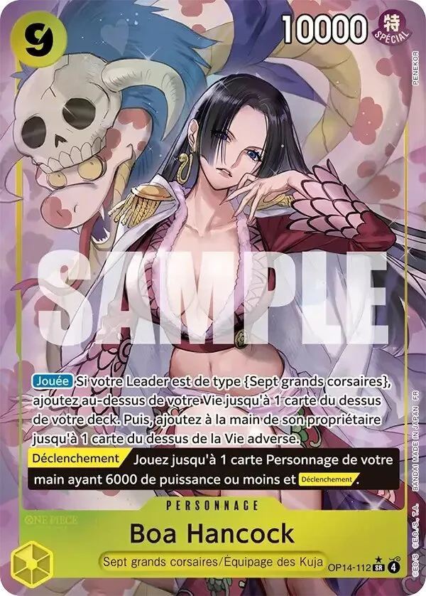 Carte One Piece française Boa Hancock OP14-112 SR