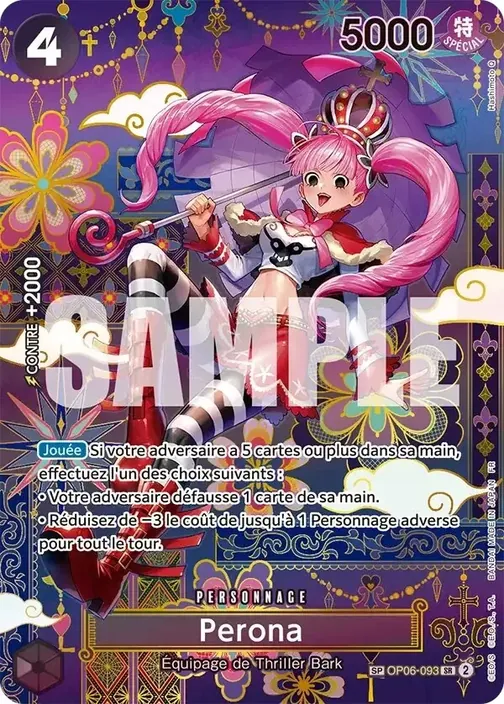 Carte One Piece française OP06-093 Perona