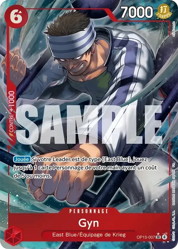 Carte One Piece française Gyn OP15-007 SR