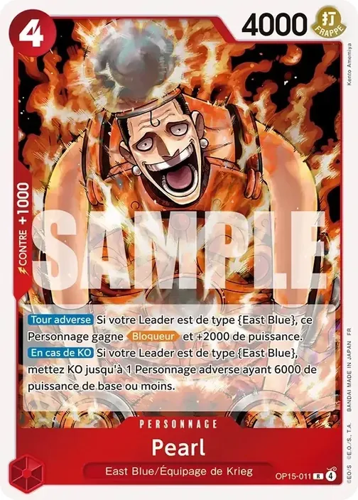 Carte One Piece française OP15-011 Pearl