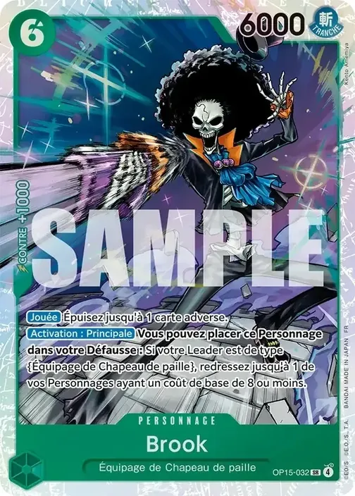 Carte One Piece française OP15-032 Brook