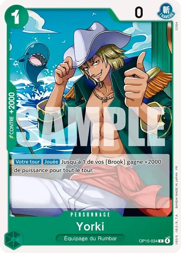 Carte One Piece française Yorki OP15-034 C