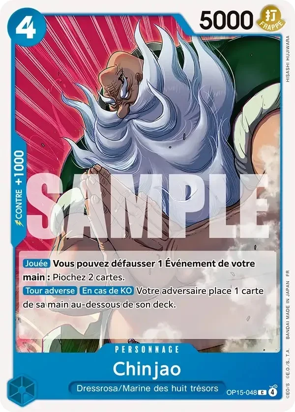 Carte One Piece française Chinjao OP15-048 C