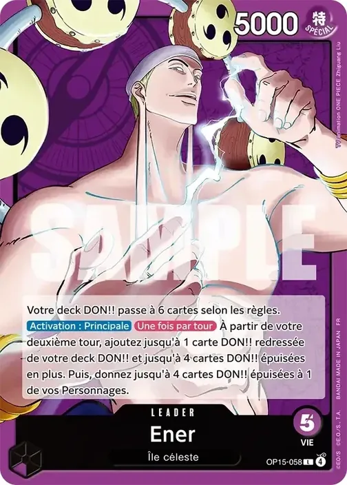 Carte One Piece française OP15-058 Ener