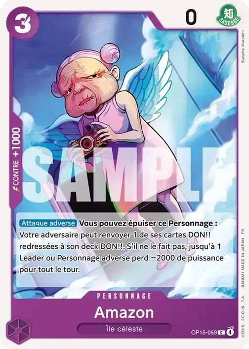 Carte One Piece française OP15-059 Amazon