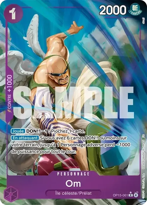 Carte One Piece française OP15-061 Om (version 2)
