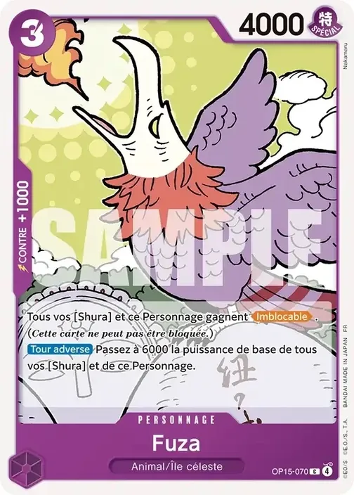Carte One Piece française OP15-070 Fuza