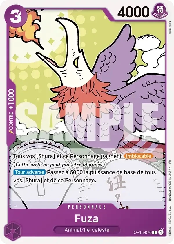 Carte One Piece française Fuza OP15-070 C