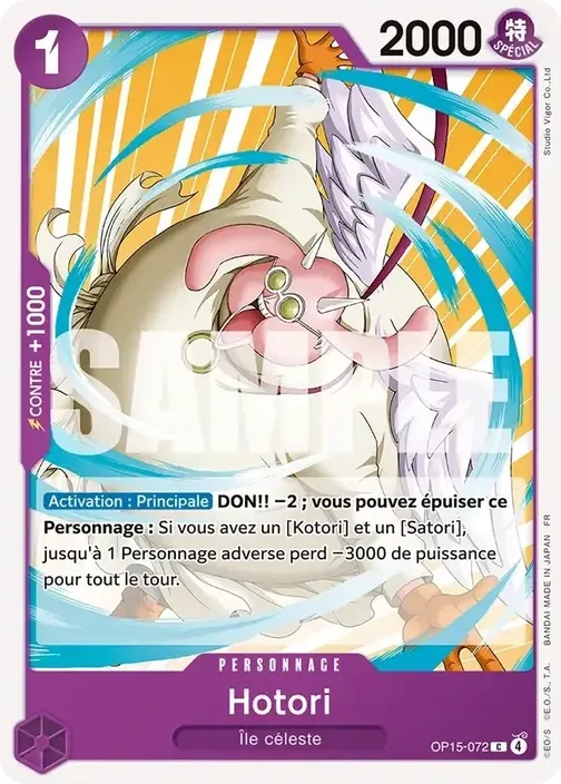 Carte One Piece française OP15-072 Hotori
