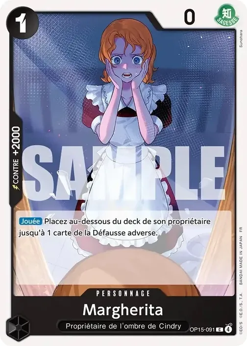 Carte One Piece française OP15-091 Margherita