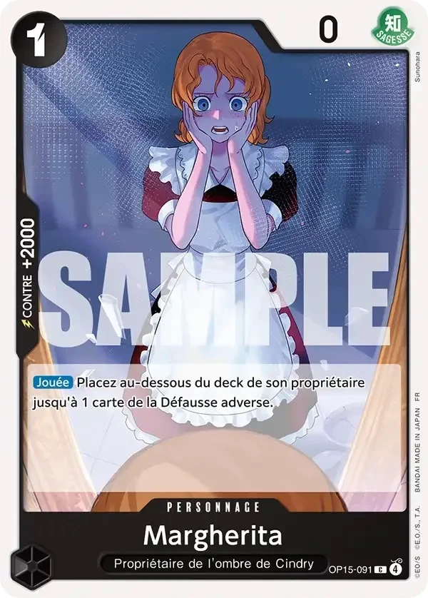 Carte One Piece française Margherita OP15-091 C