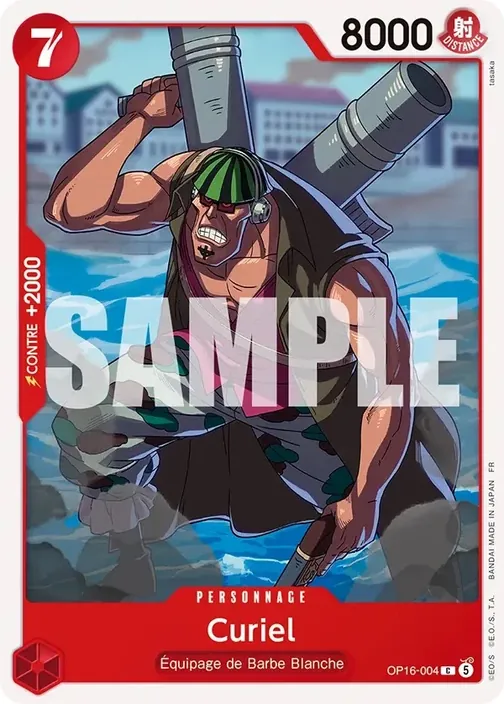 Carte One Piece française OP16-004 Curiel