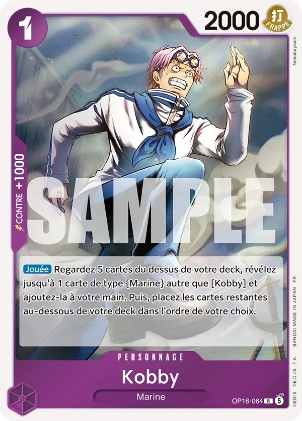 Carte One Piece française Kobby OP16-064 R