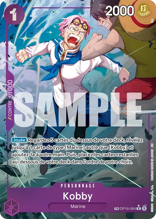 Carte One Piece française Kobby OP16-064 TR