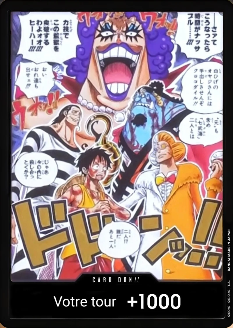 Carte One Piece française DON!! Card
