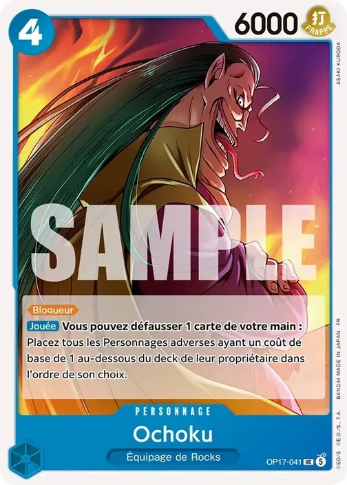Carte One Piece française OP17-041 Ochoku