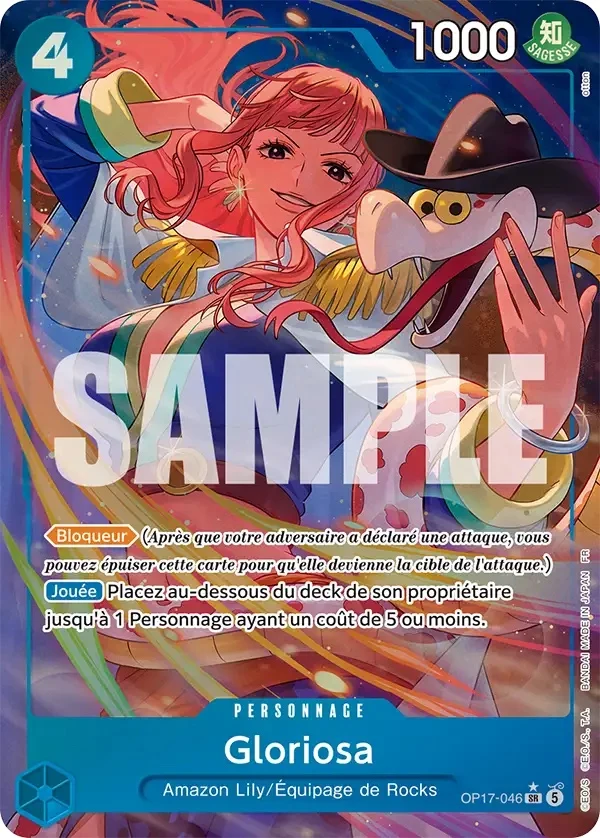 Carte One Piece française Gloriosa OP17-046 SR