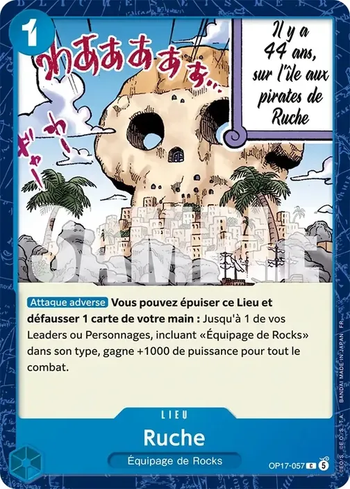 Carte One Piece française OP17-057 Ruche