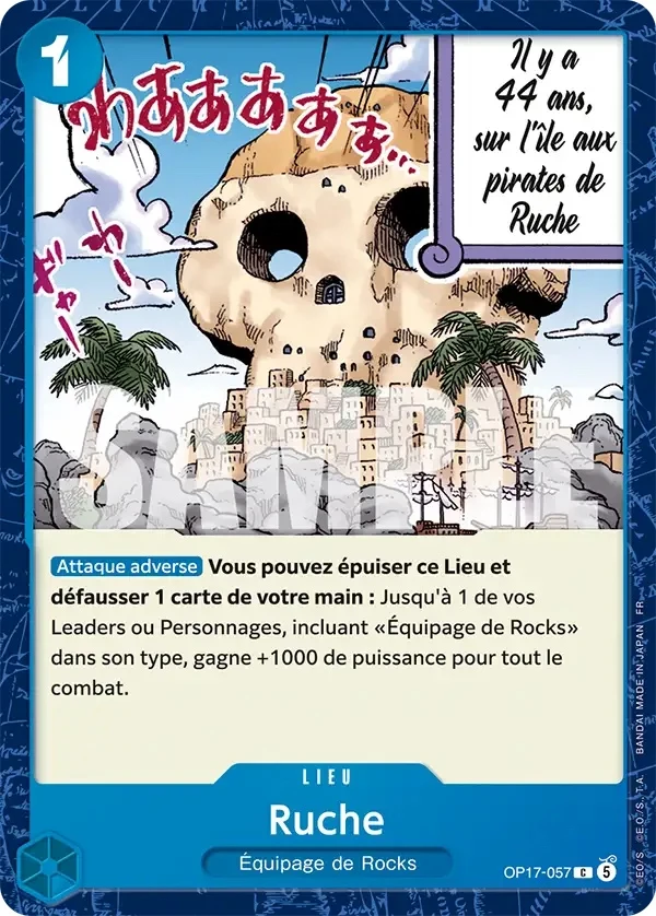Carte One Piece française Ruche OP17-057 C