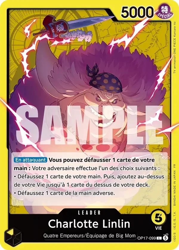 Carte One Piece française Charlotte Linlin OP17-099 L